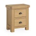 Ludlow 2 Drawer Oak Bedside Chest
