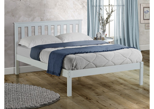 Lynton 5'0" King White Bed 