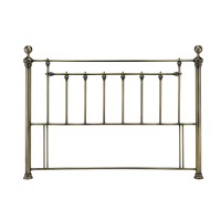 Murcia Antique Brass 4'6" Double Size Headboard Murcia Antique Brass 4'6" Double Size Headboard