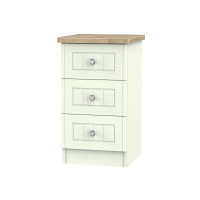 Capricorn Crystal 3 Drawer Bedside Chest