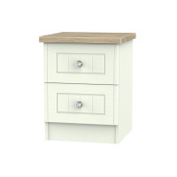 Capricorn Crystal 2 Drawer Bedside Chest