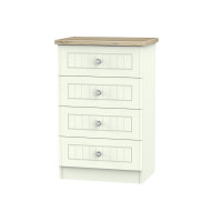 Capricorn Crystal 4 Drawer Midi Chest