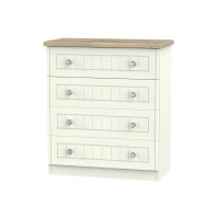 Capricorn Crystal 4 Drawer Wide Chest
