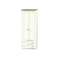 Capricorn Crystal 2 Door 2 Drawer Wardrobe