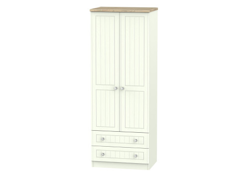 Capricorn Crystal 2 Door 2 Drawer Wardrobe