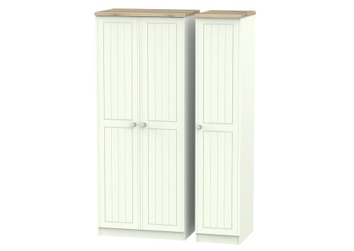 Capricorn Crystal 3 Door Wardrobe