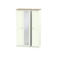 Capricorn Crystal 3 Door Mirror Wardrobe