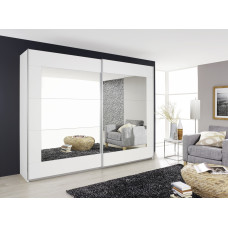 Apollo 181cm (6'0") 2 Door Sliding Mirrored Wardrobe  