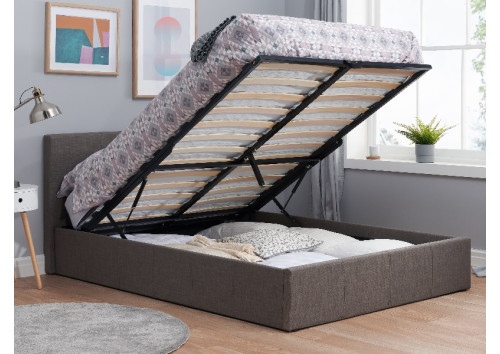 Sardinia 4'6" Double Size Ottoman Bed