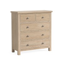 Stamford 2 Over 3 Oak Chest