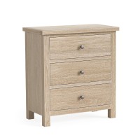 Stamford 3 Drawer Oak Chest Stamford 3 Drawer Oak Chest