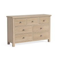 Stamford 3 Over 4 Oak Chest