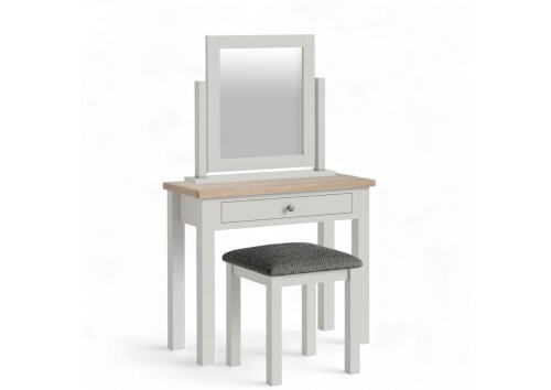 Stamford Grey & Oak Dressing Table Set