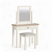 Stamford White & Oak Dressing Table Set