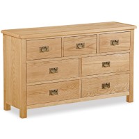 Taunton 3 Over 4 Drawer Oak Chest