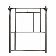 Toledo Black Nickel 3'0" Single Size Headboard