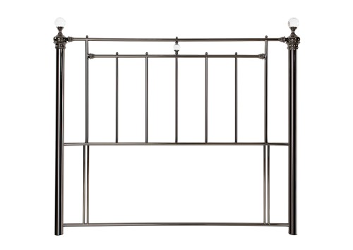 Toledo Black Nickel 4'6" Double Size Headboard