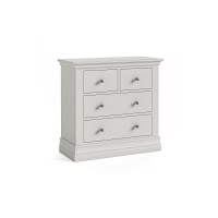 Wilton 2 Over 2 Drawer Grey Painted Chest