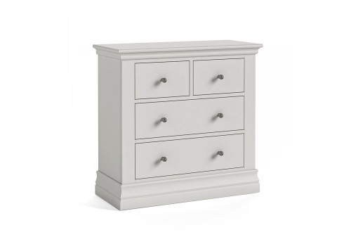 Wilton 2 Over 2 Drawer Grey Painted Chest Wilton 2 Over 2 Drawer Grey Painted Chest