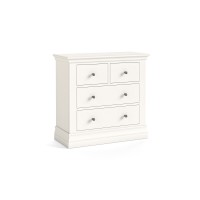 Wilton 2 Over 2 Drawer White Painted Chest Wilton 2 Over 2 Drawer White Painted Chest