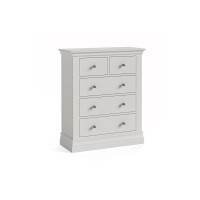 Wilton 2 Over 3 Drawer Grey Painted Chest