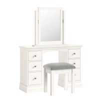 Wilton White Double Dressing Table Set