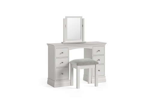 Wilton Grey Double Dressing Table Set Wilton Grey Double Dressing Table Set
