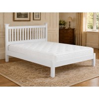 York 5'0" King Size White Painted Bed Bed Frame York 5'0" King Size White Painted Bed Bed Frame