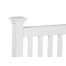York 5'0" King Size White Painted Bed Bed Frame York 5'0" King Size White Painted Bed Bed Frame