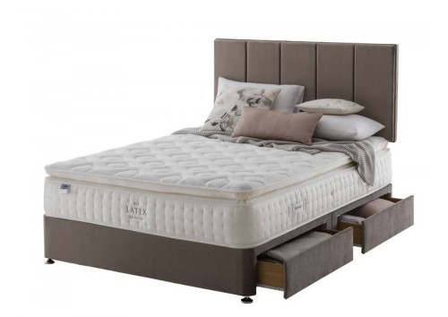 Silentnight Latex 2400 4'6" Double Divan Set