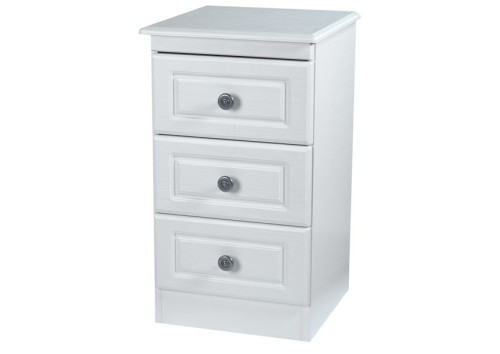 Taurus 3 Drawer Bedside Chest