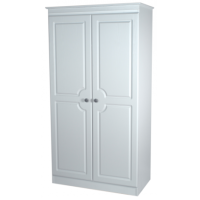 Taurus 2 Door Double Hanging Tall Wardrobe