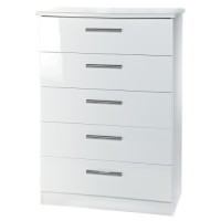 Aries 5 Drawer Wide Chest