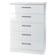Aries 5 Drawer Wide Chest