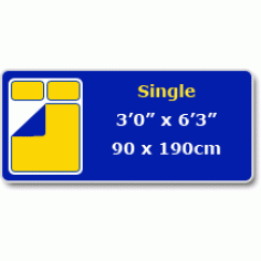 Single - 3'0" (90cm) Single - 3'0" (90cm)