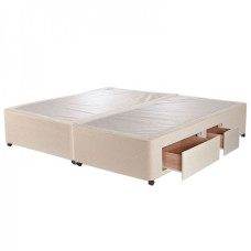 Sterling 4'0" Small Double 2+2 Continental Drawer Divan Base 