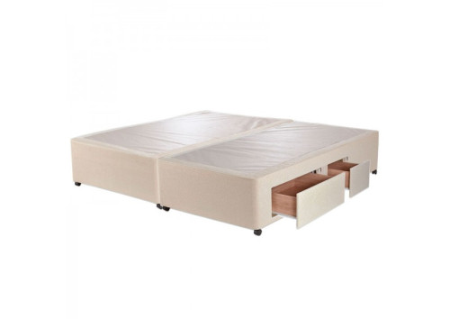 Sterling 4'0" Small Double 2+2 Continental Drawer Divan Base 