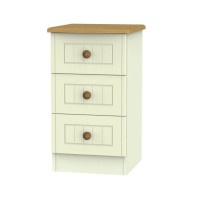 Leo 3 Drawer Bedside Chest