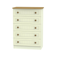 Leo 5 Drawer Wide Chest