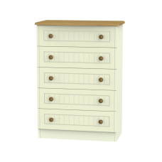 Leo 5 Drawer Wide Chest