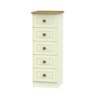 Leo 5 Drawer Narrow Chest