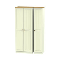 Leo 3 Door Tall Wardrobe