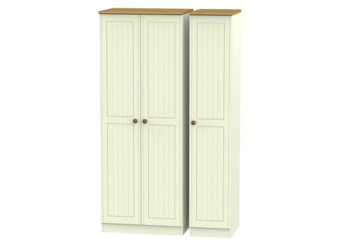 Leo 3 Door Tall Wardrobe