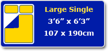 Large Single - 3'6" (105cm)