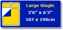 Large Single - 3'6" (105cm) 