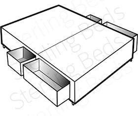 2+2 Conti Drawer Base +£100.00