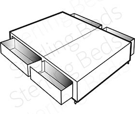 4 Large Drawer Base +£100.00