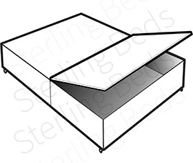 Half End Lift Ottoman +£200.00